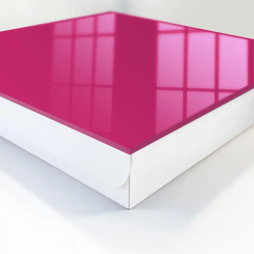Boîte à clés murale minimalisme fuchsia profond et énergique