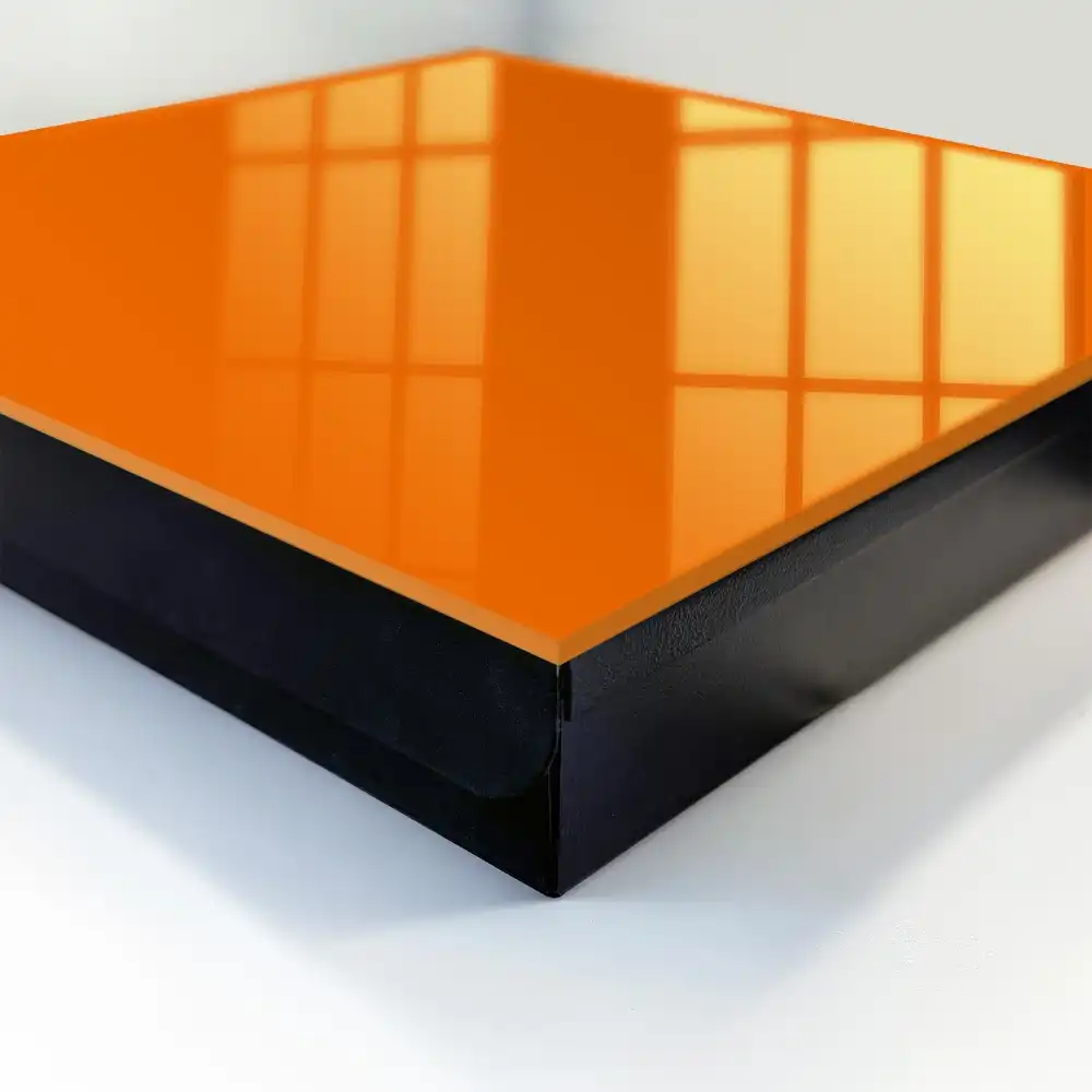 Boîte à clés murale énergie thermique de couleur orange solide