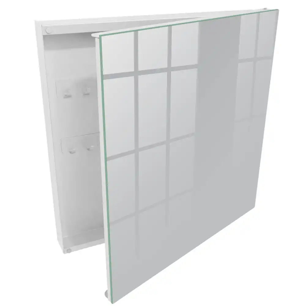 Armoire à clés fond uni minimaliste gris lisse