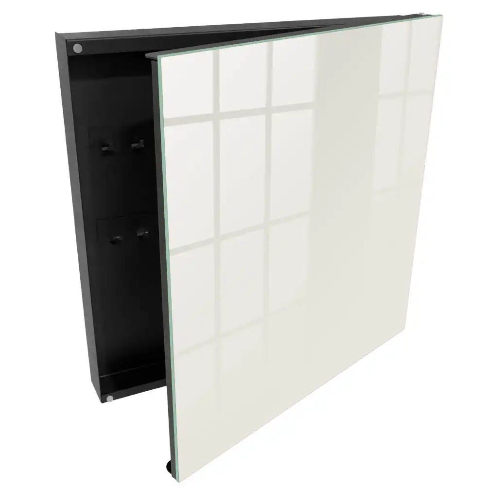Armoire à clés fond uni minimaliste gris tendance