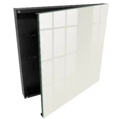 Armoire à clés fond uni minimaliste gris tendance
