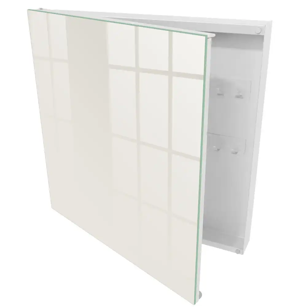 Armoire à clés fond uni minimaliste gris tendance