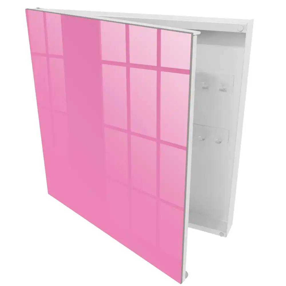Armoire à clés surface pastel sans décorations superflues