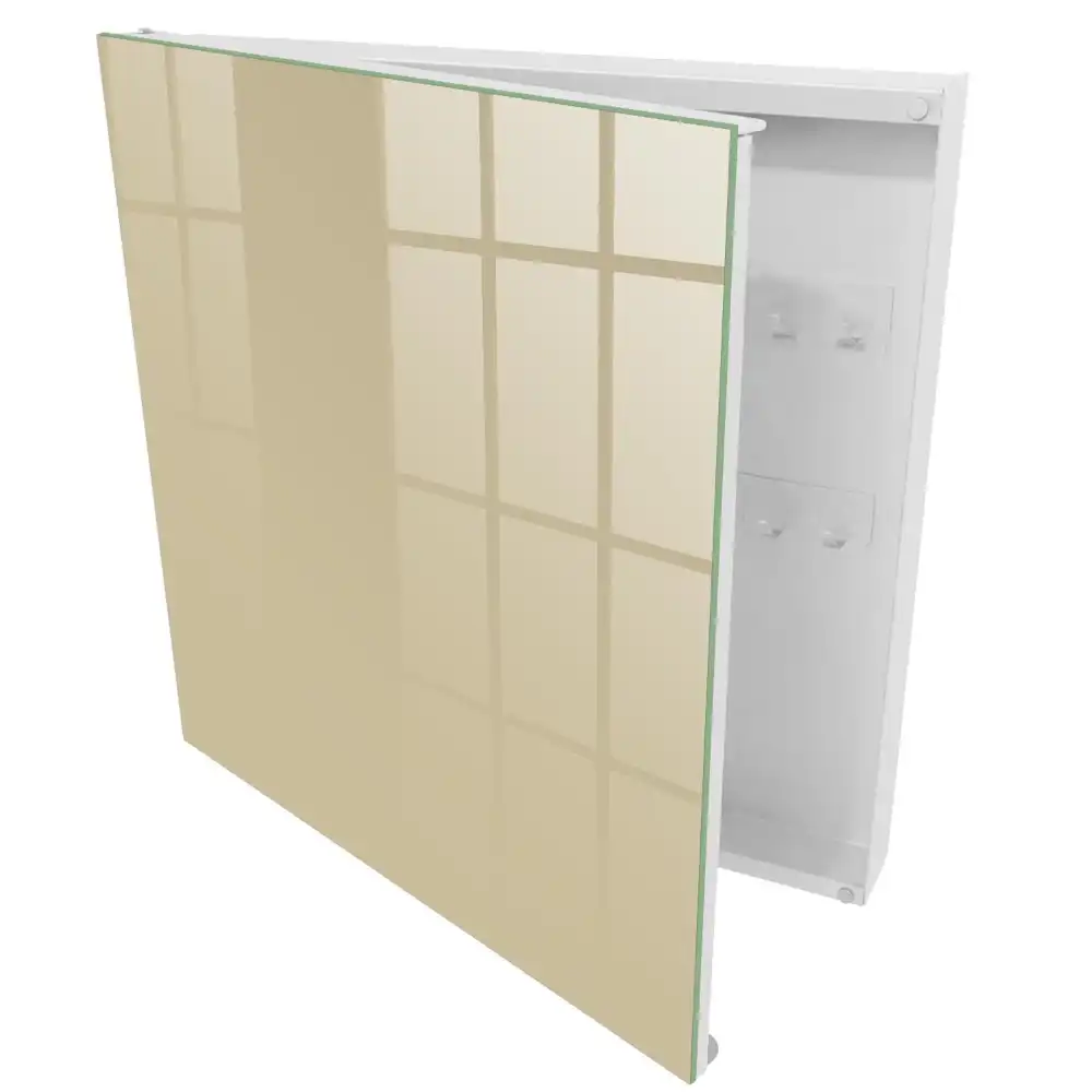 Boîte à clés murale une délicate teinte crème symbole de paix et d'élégance