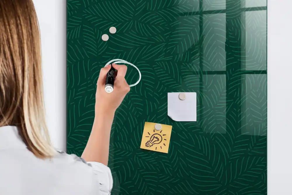Tableau magnétique effaçable à feuilles graphiques