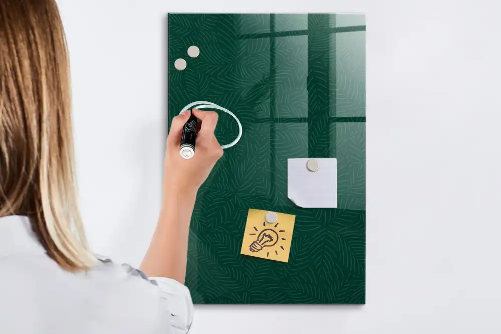 Tableau magnétique effaçable à feuilles graphiques