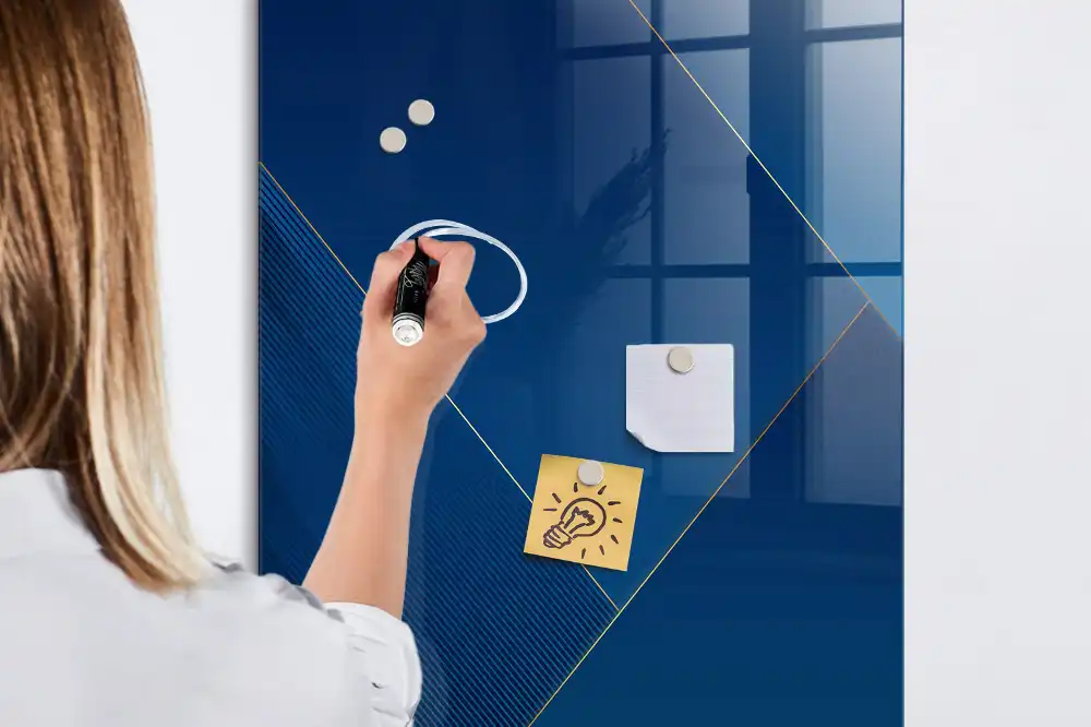 Tableau magnétique effaçable à motif décoratif