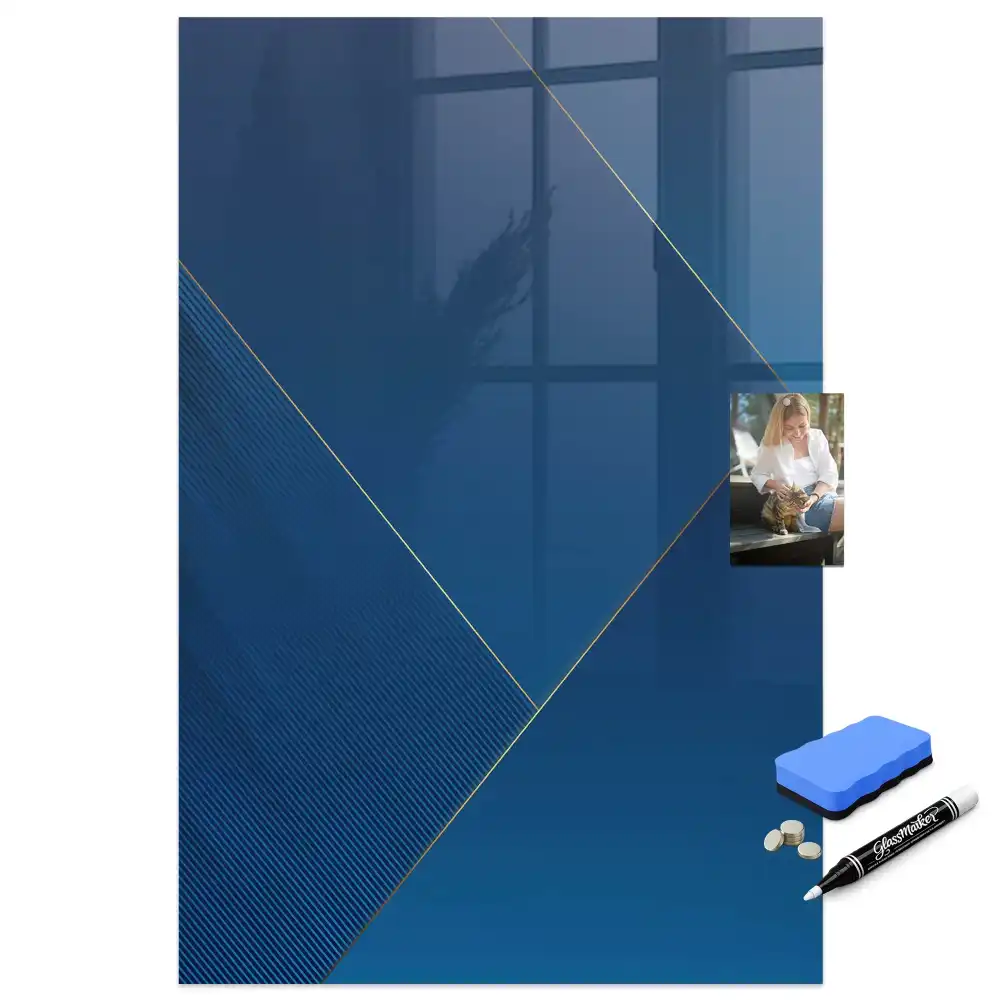 Tableau magnétique effaçable à motif décoratif