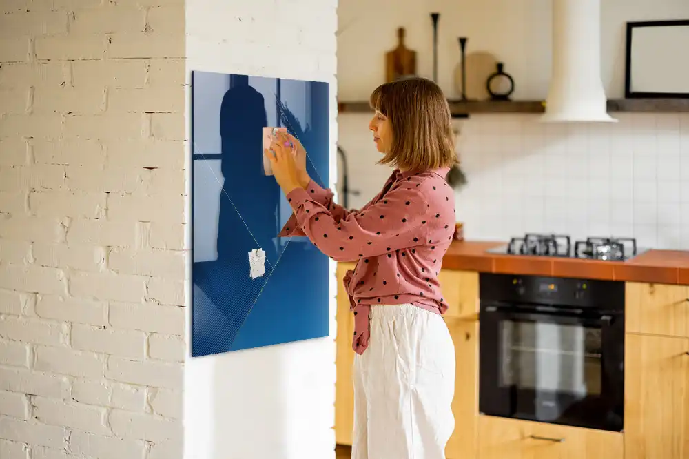 Tableau magnétique effaçable à motif décoratif