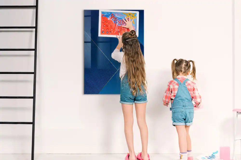 Tableau magnétique effaçable à motif décoratif
