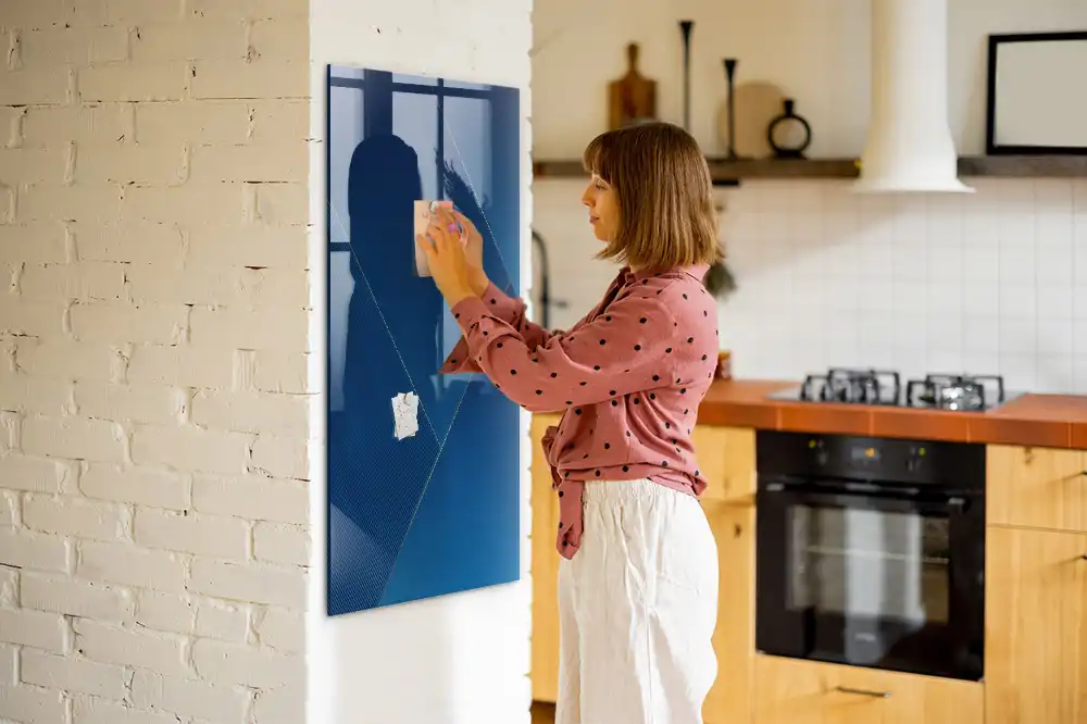 Tableau magnétique effaçable à motif décoratif