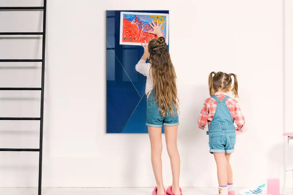 Tableau magnétique effaçable à motif décoratif