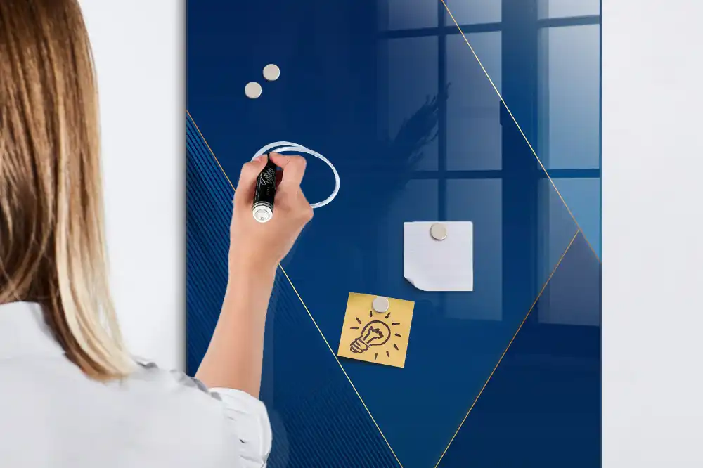 Tableau magnétique effaçable à motif décoratif