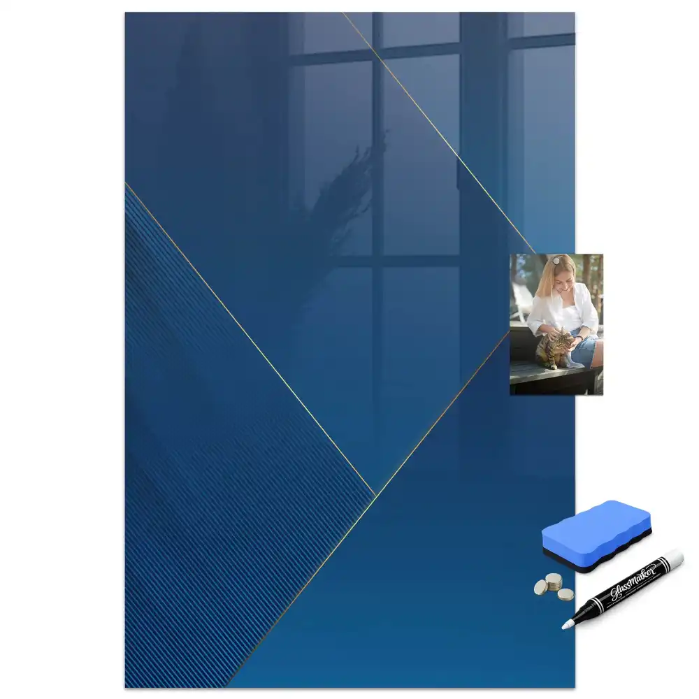 Tableau magnétique effaçable à motif décoratif