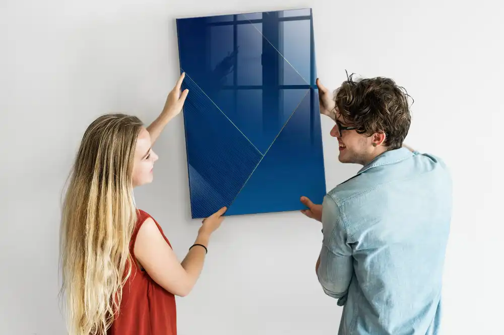Tableau magnétique effaçable à motif décoratif