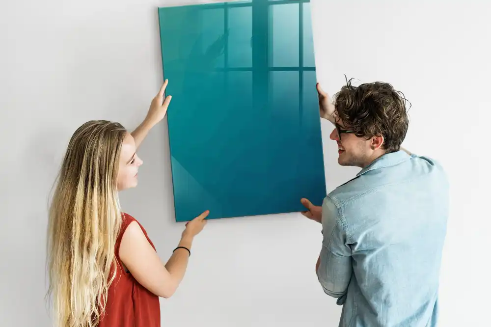 Tableau magnétique effaçable avec figures géométriques