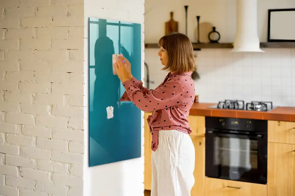 Tableau magnétique effaçable avec figures géométriques