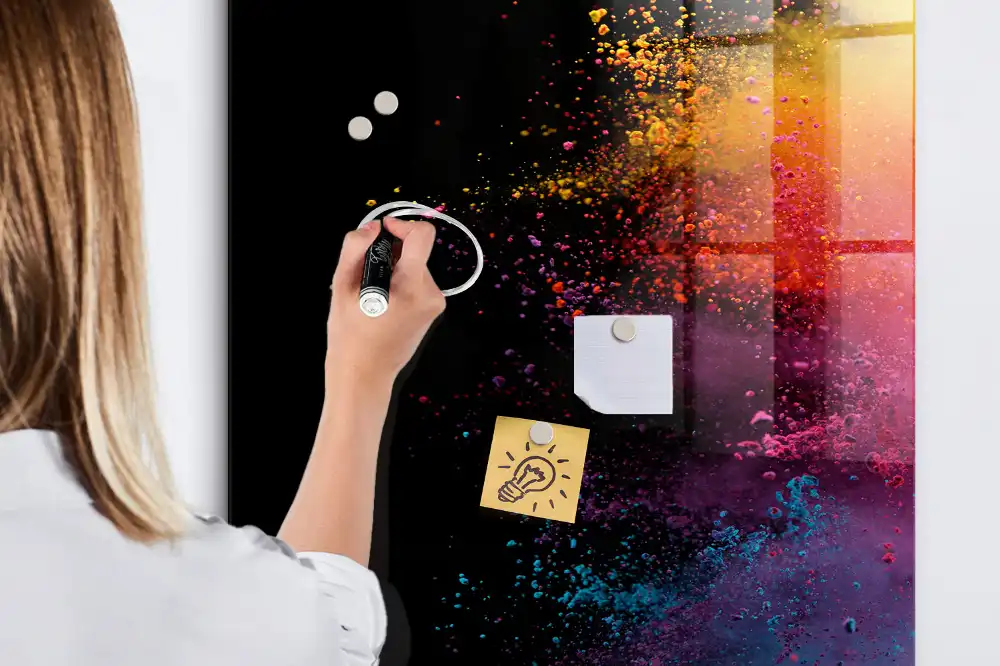 Tableau magnétique effaçable Pollen coloré