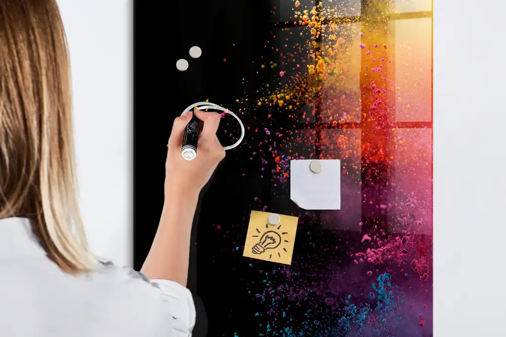 Tableau magnétique effaçable Pollen coloré