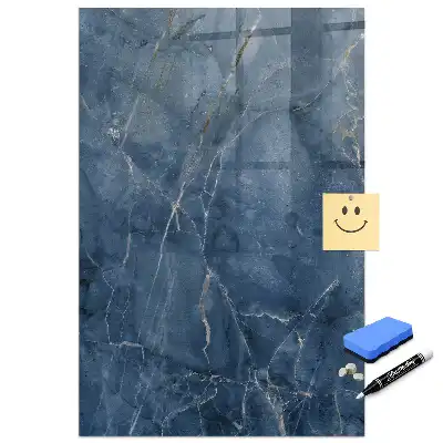 Tableau magnétique effaçable à motif marbre élégant