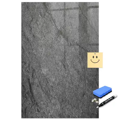Tableau magnétique effaçable à texture rocheuse