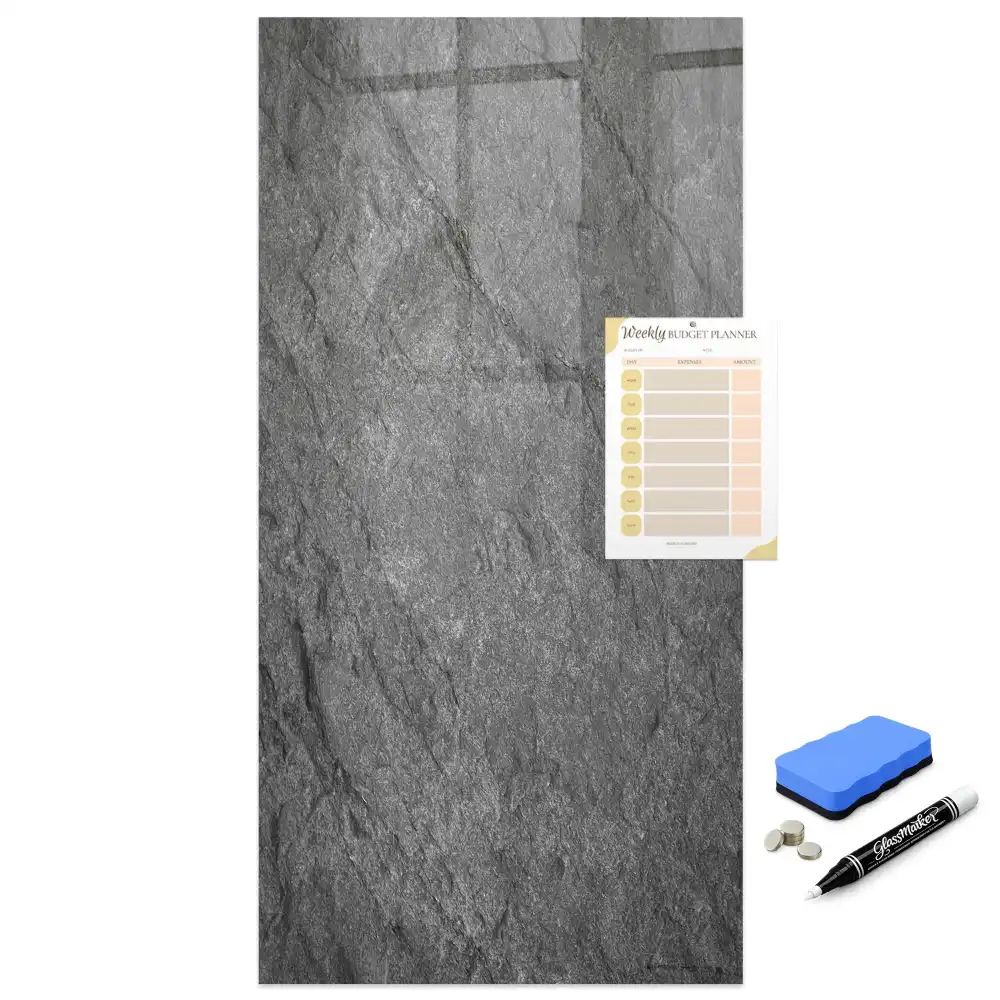 Tableau magnétique effaçable à texture rocheuse