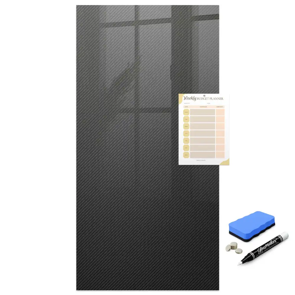Tableau magnétique effaçable à structure sombre