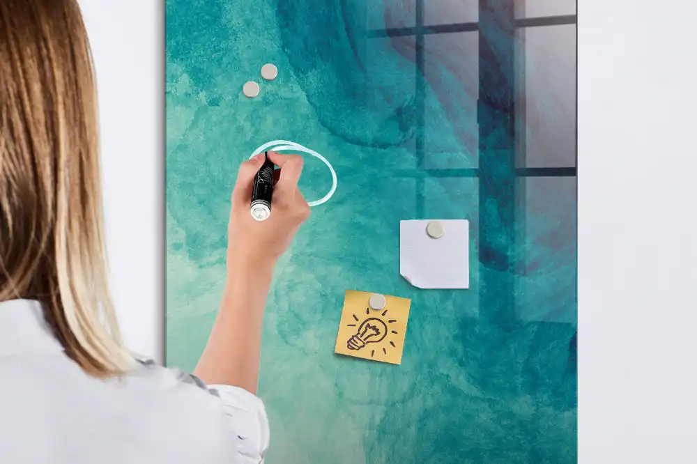 Tableau magnétique effaçable à motifs océaniques