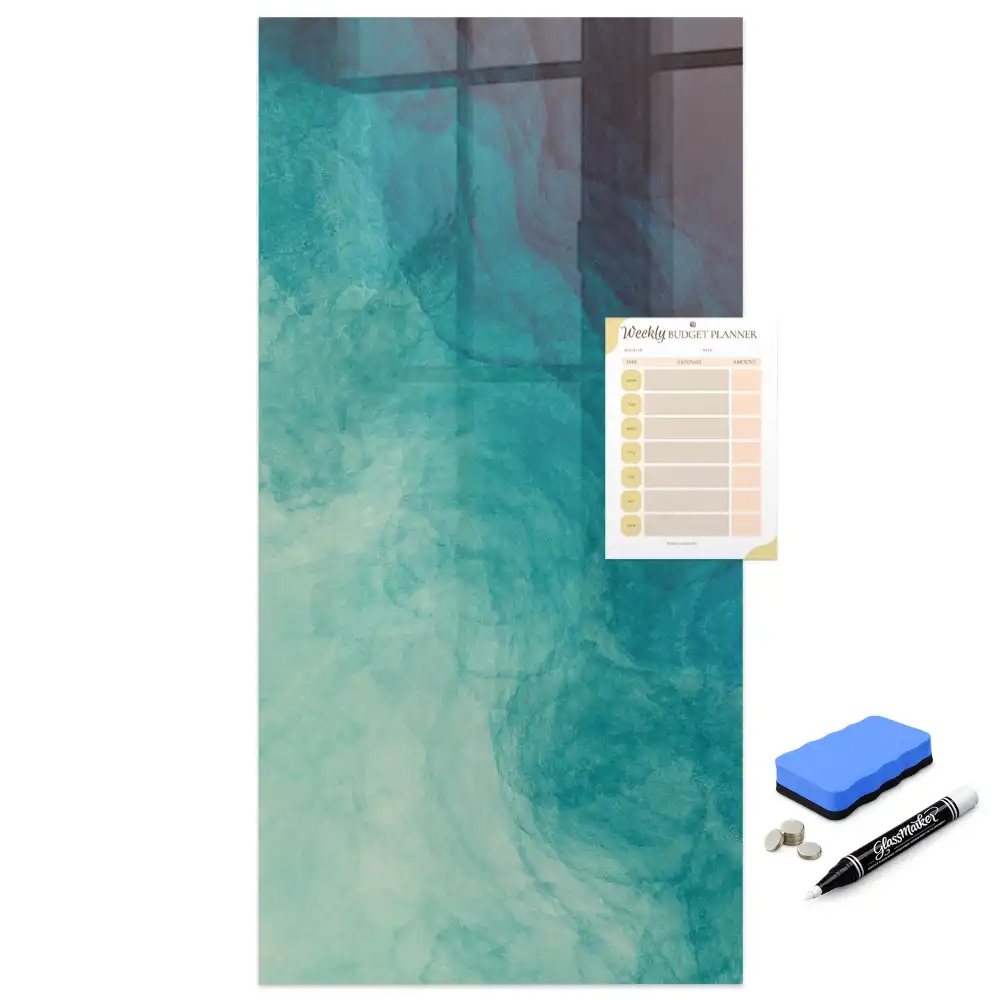 Tableau magnétique effaçable à motifs océaniques