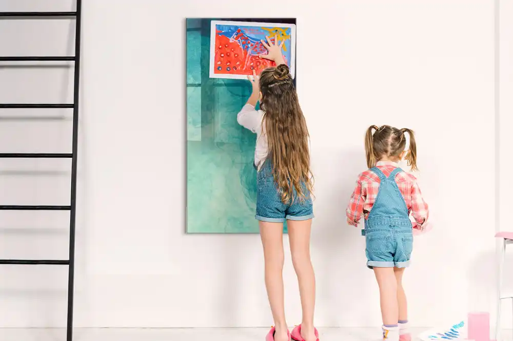 Tableau magnétique effaçable à motifs océaniques