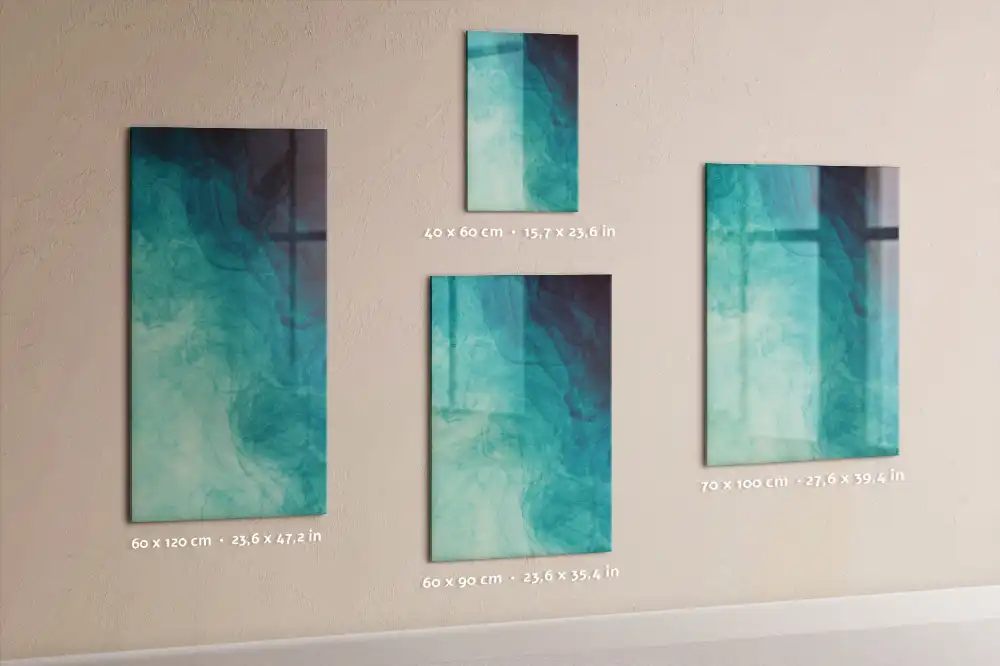 Tableau magnétique effaçable à motifs océaniques