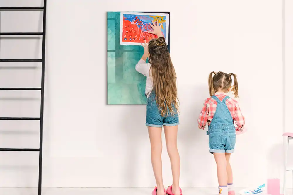 Tableau magnétique effaçable à motifs océaniques
