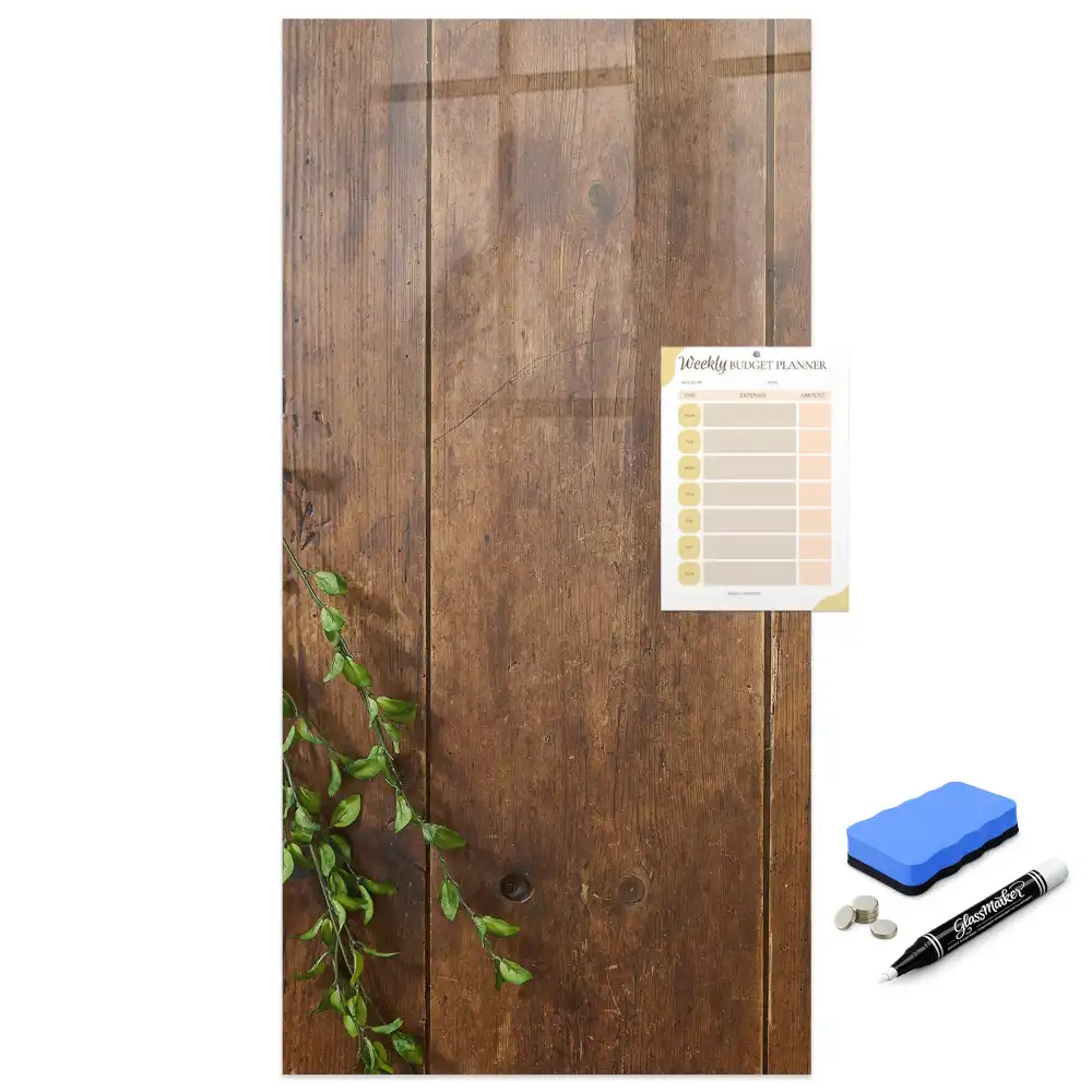 Tableau magnétique effaçable à motif rustique