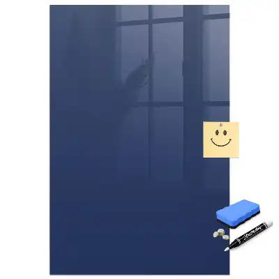 Tableau magnétique effaçable bleu marine