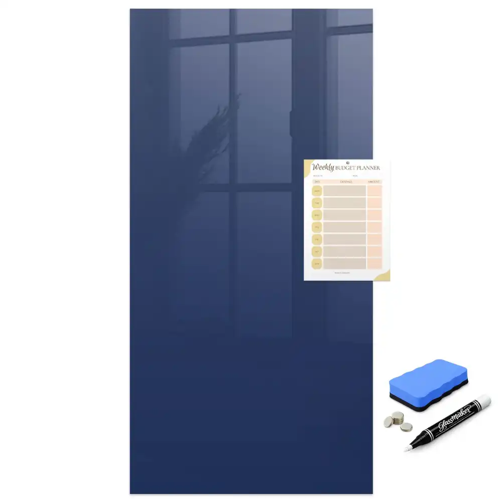 Tableau magnétique effaçable bleu marine