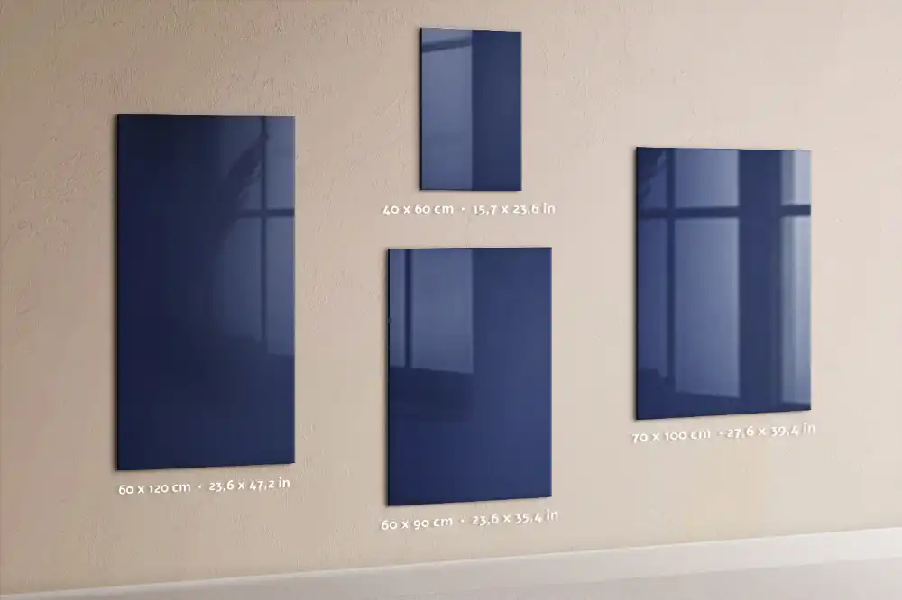 Tableau magnétique effaçable bleu marine
