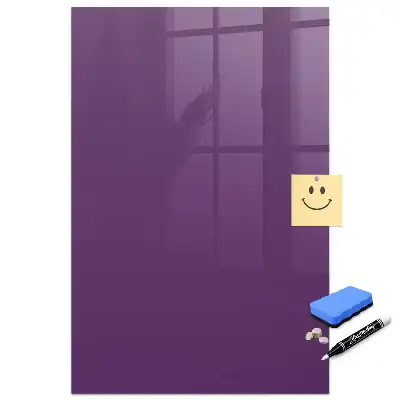 Tableau magnétique effaçable violet