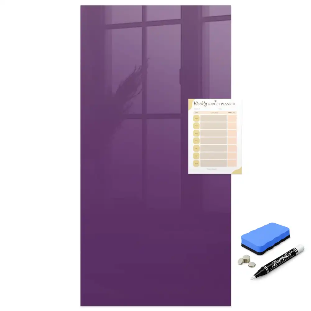 Tableau magnétique effaçable violet