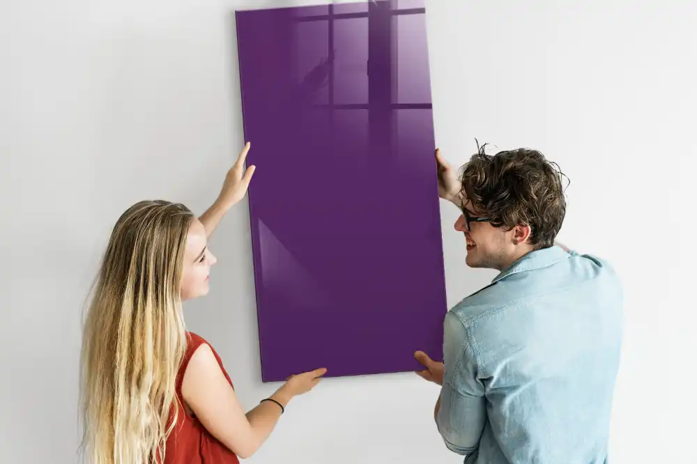 Tableau magnétique effaçable violet