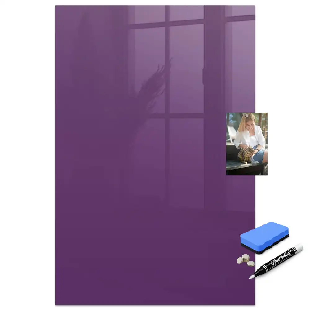Tableau magnétique effaçable violet