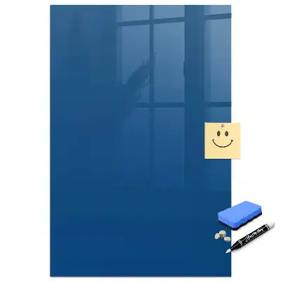 Tableau magnétique effaçable bleu