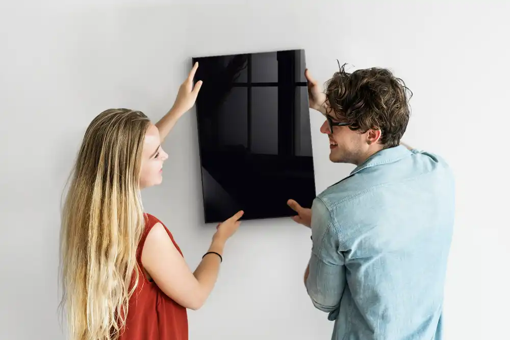 Tableau magnétique effaçable noir