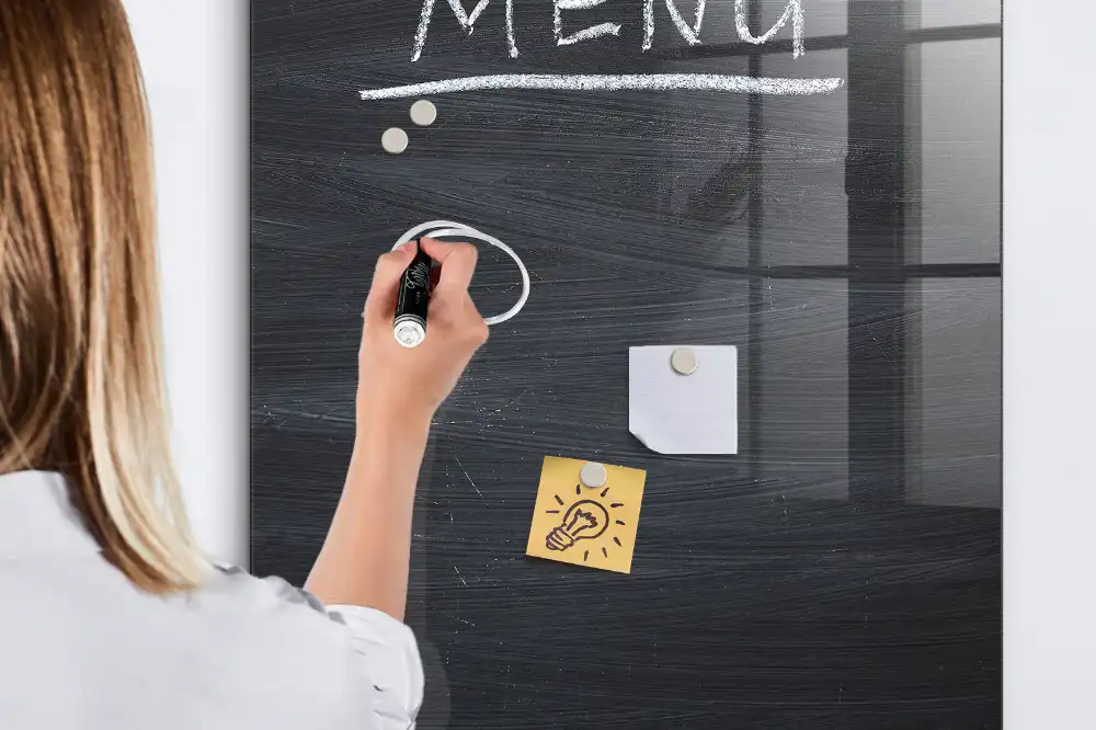 Tableau magnétique effaçable pour restaurant
