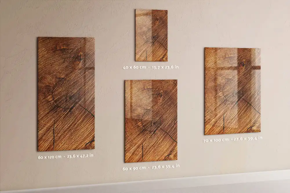 Tableau magnétique effaçable à sec avec cadre en bois naturel
