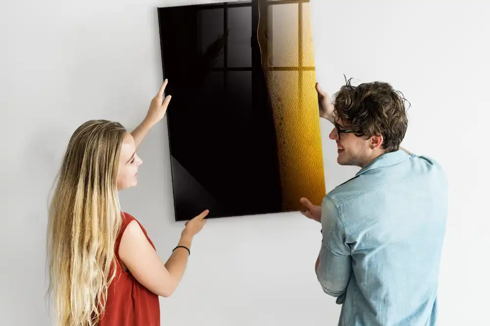 Tableau magnétique effaçable bière brune