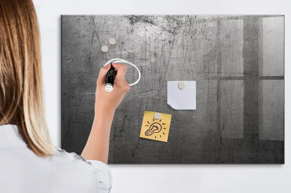 Tableau magnétique pour dessin à fixation murale