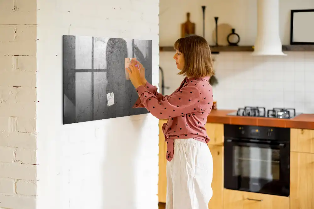 Tableau magnétique pour dessin à fixation murale
