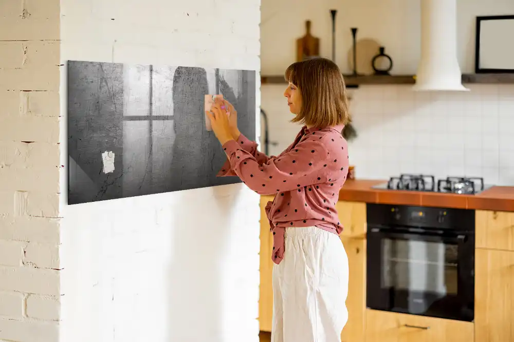 Tableau magnétique pour dessin à fixation murale