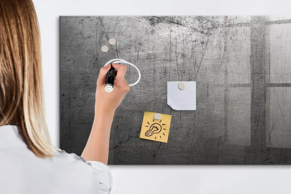 Tableau magnétique pour dessin à fixation murale