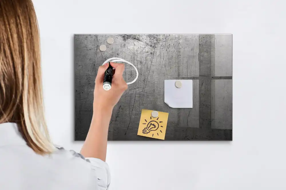 Tableau magnétique pour dessin à fixation murale